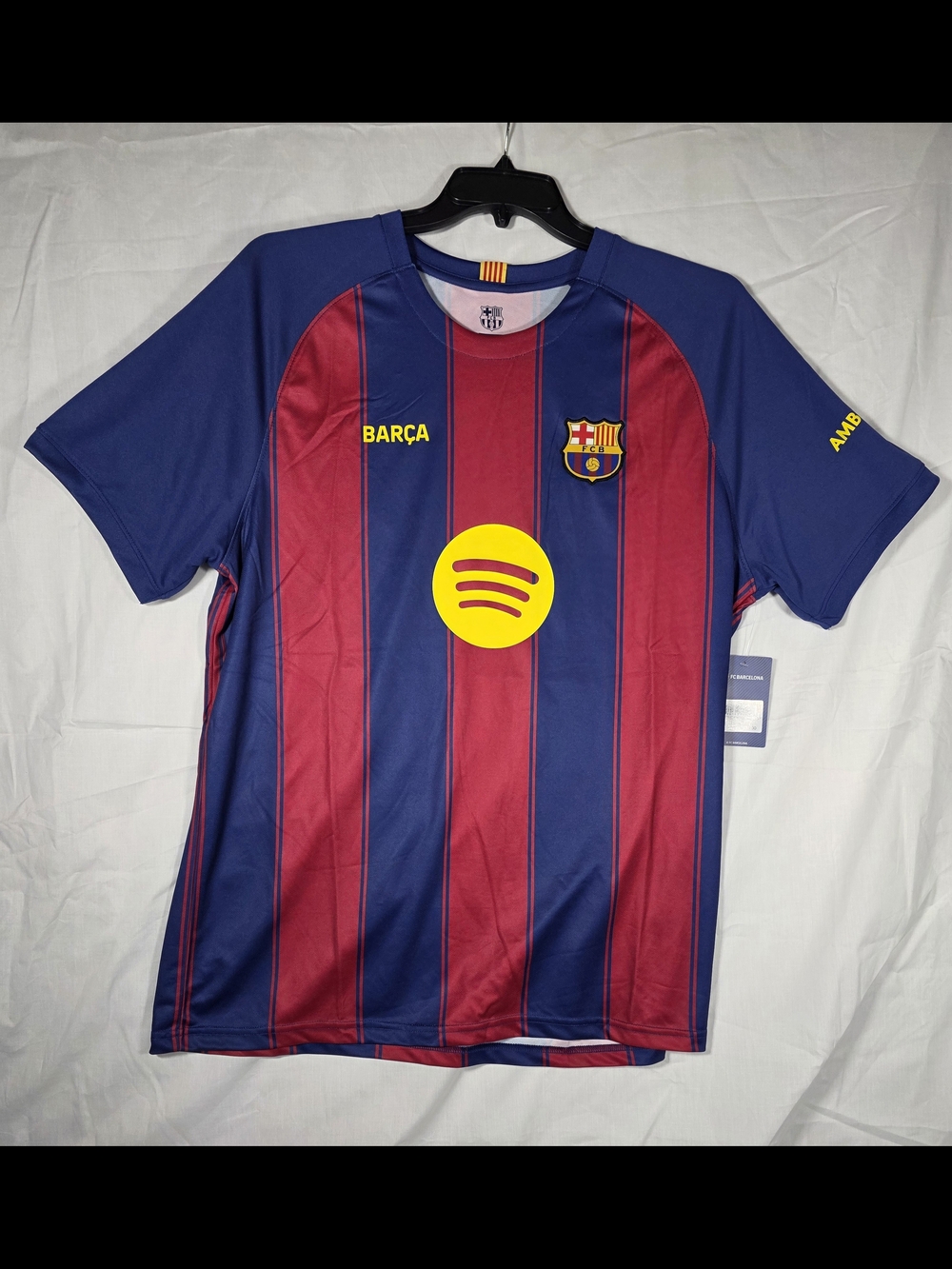 FC Barcelona Men's Home Jersey - Blue & Red. Lamine Yamal #10